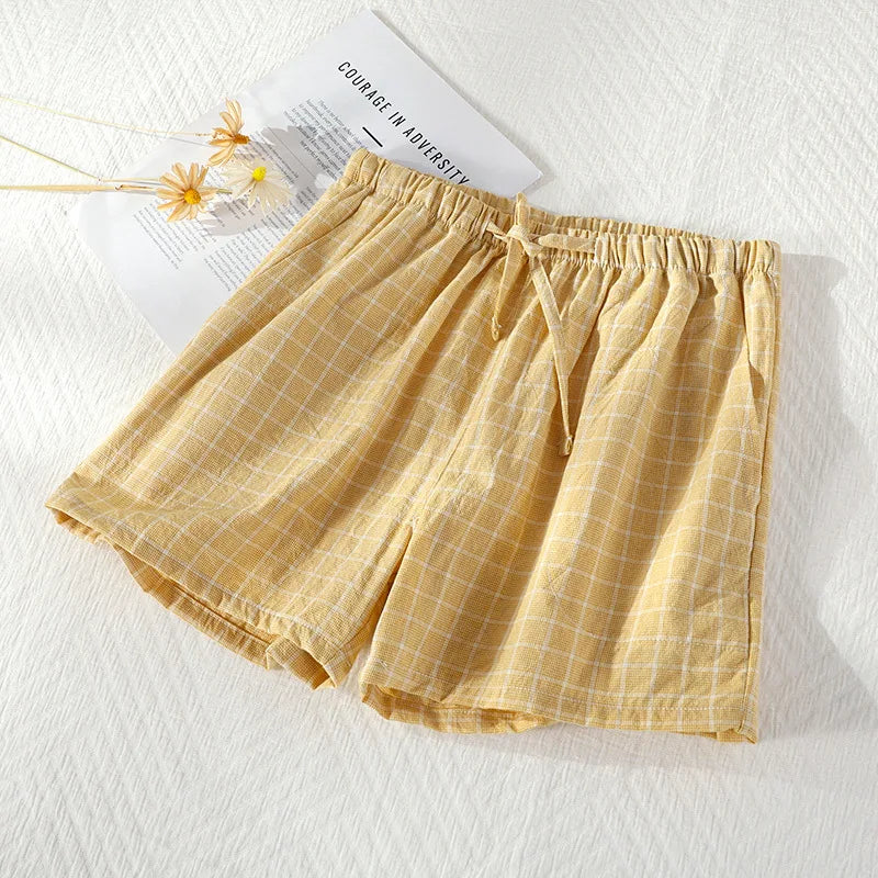 Short de Pyjama en Double Gaze de Coton - 20 Motifs Doux