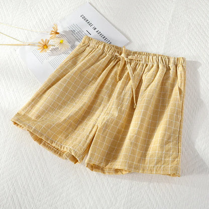 Short de Pyjama en Double Gaze de Coton - 20 Motifs Doux