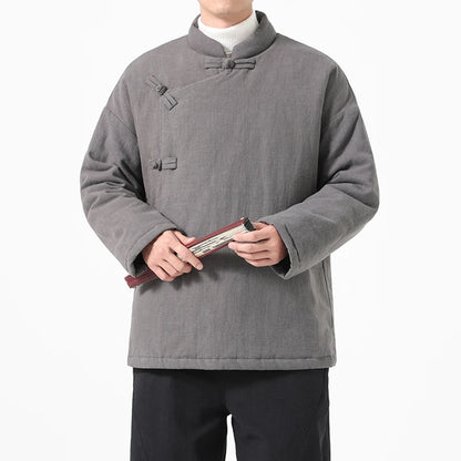 Parka Chinoise Traditionnelle Homme - Hanfu Hiver & Style Vintage