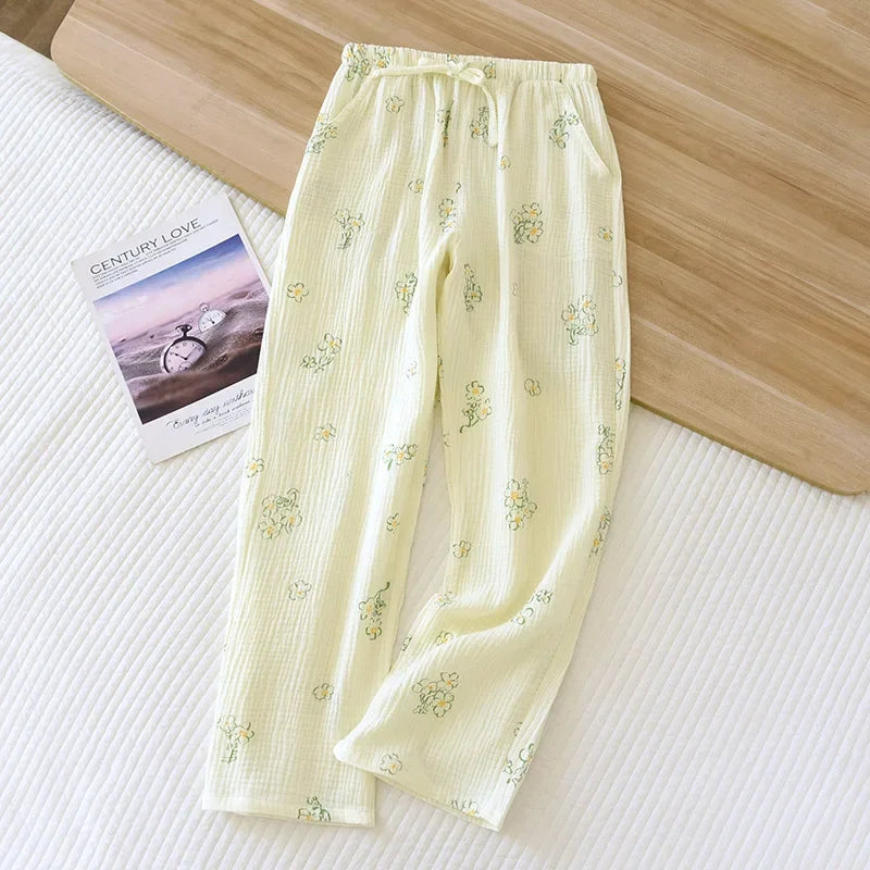 Pantalon de Pyjama en Coton Japonais
