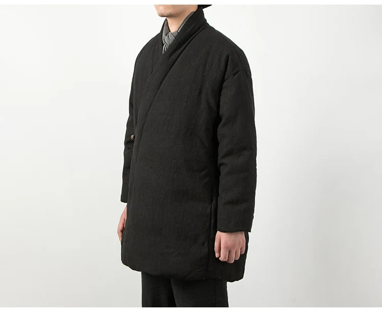 Manteau en Lin - Style Zen & Confort Hivernal