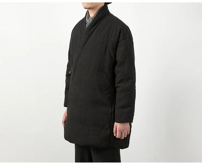 Manteau en Lin - Style Zen & Confort Hivernal