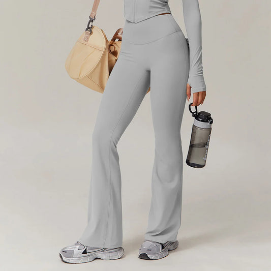 Leggings Yoga Femme Taille Haute et Large avec Poches Pratiques - Pour une Pratique Confortable du Fitness