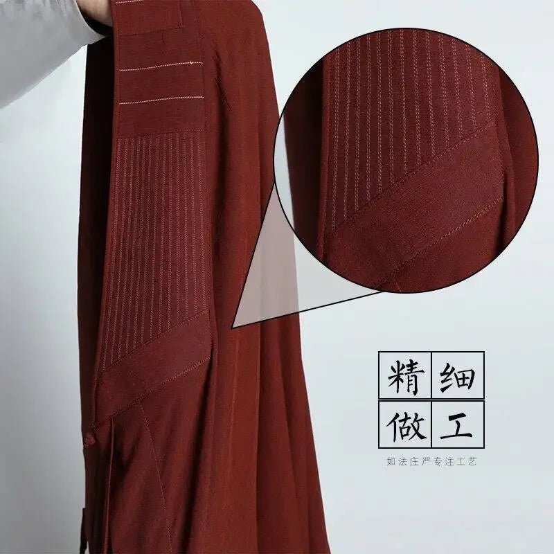 Robe de Méditation Bouddhiste - Coton et Lin