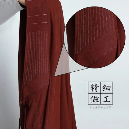 Robe de Méditation Bouddhiste - Coton et Lin