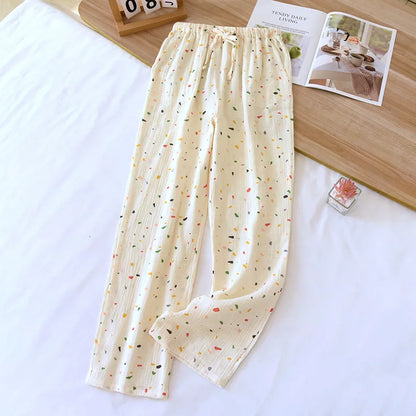 Pantalon de Pyjama en Coton Japonais