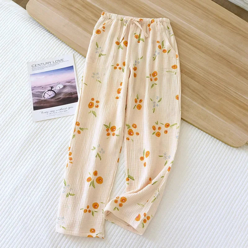 Pantalon de Pyjama en Coton Japonais