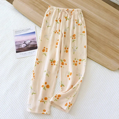 Pantalon de Pyjama en Coton Japonais