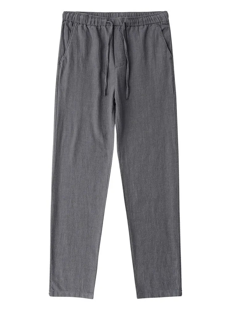 Pantalon Homme "Zenitude Absolue" en Pur Lin | Détente, Yoga & Confort Naturel