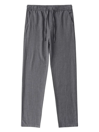 Pantalon Homme "Zenitude Absolue" en Pur Lin | Détente, Yoga & Confort Naturel