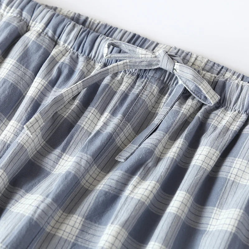 Short de Pyjama Homme Carreaux - Coton Respirant