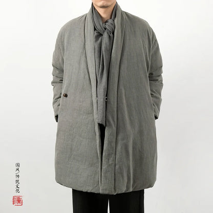 Manteau en Lin - Style Zen & Confort Hivernal