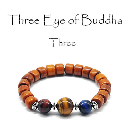 Bracelet Tibétain en Os de Yak et Oeil de Tigre – Porte-Bonheur et Protection