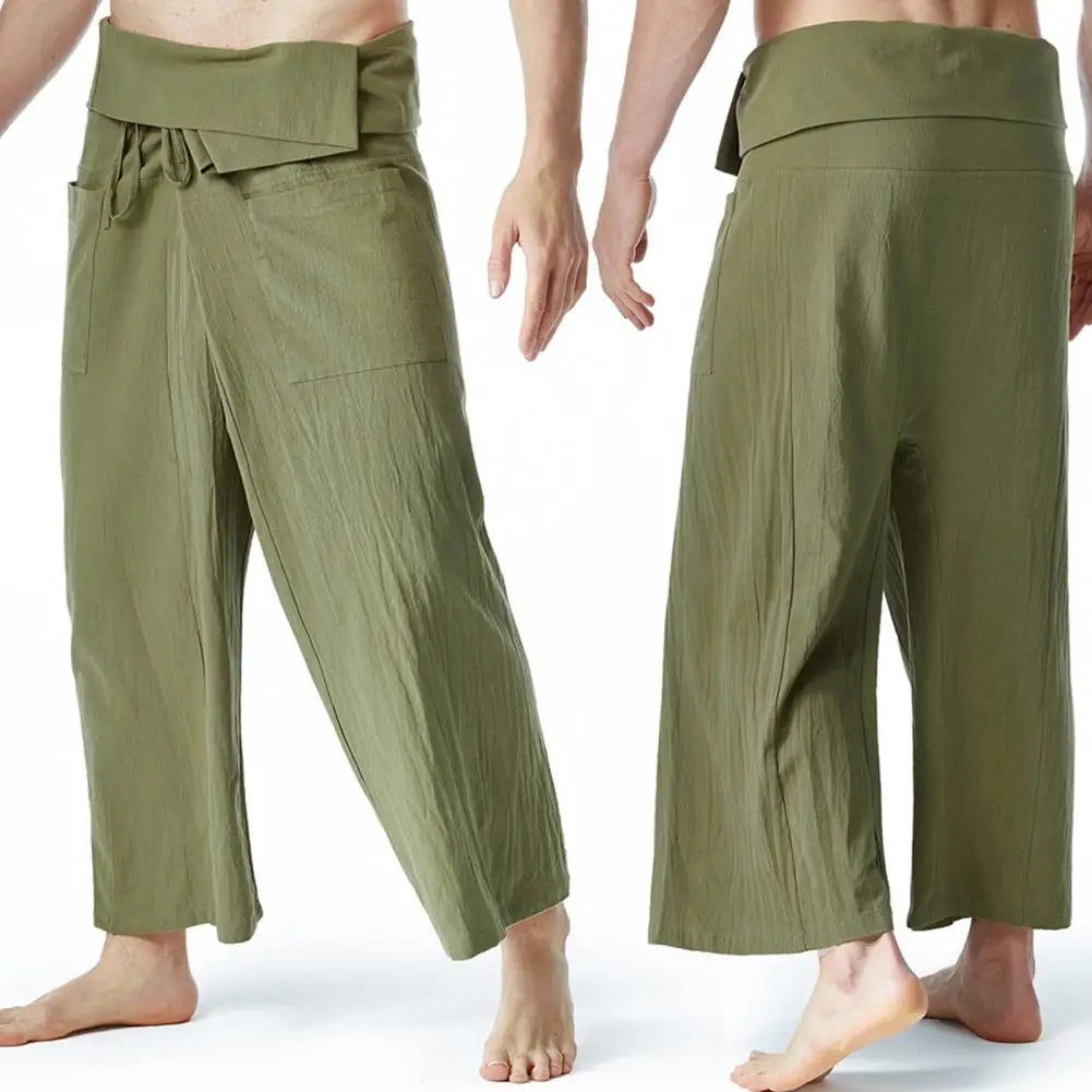 Pantalon de Pêcheur Thaïlandais en Lin
