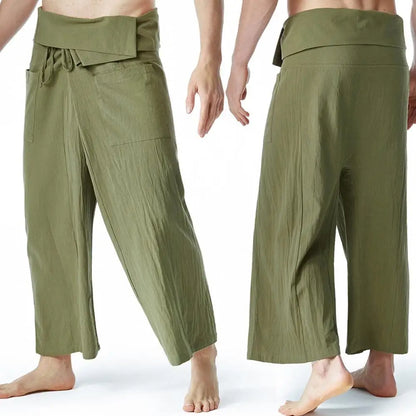 Pantalon de Pêcheur Thaïlandais en Lin
