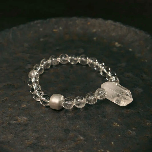 Bracelet Cristal de Roche et Ébène – Bijou Oriental Apaisant, 2 Modèles