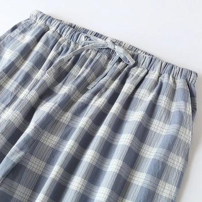Short de Pyjama Homme Carreaux - Coton Respirant