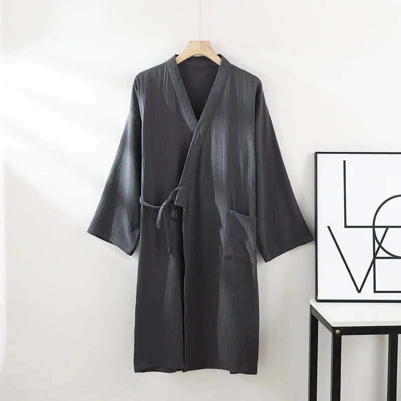Robe Kimono en Coton - Style Japonais Zen
