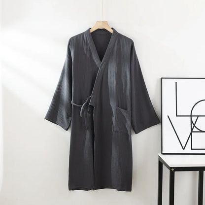 Robe Kimono en Coton - Style Japonais Zen