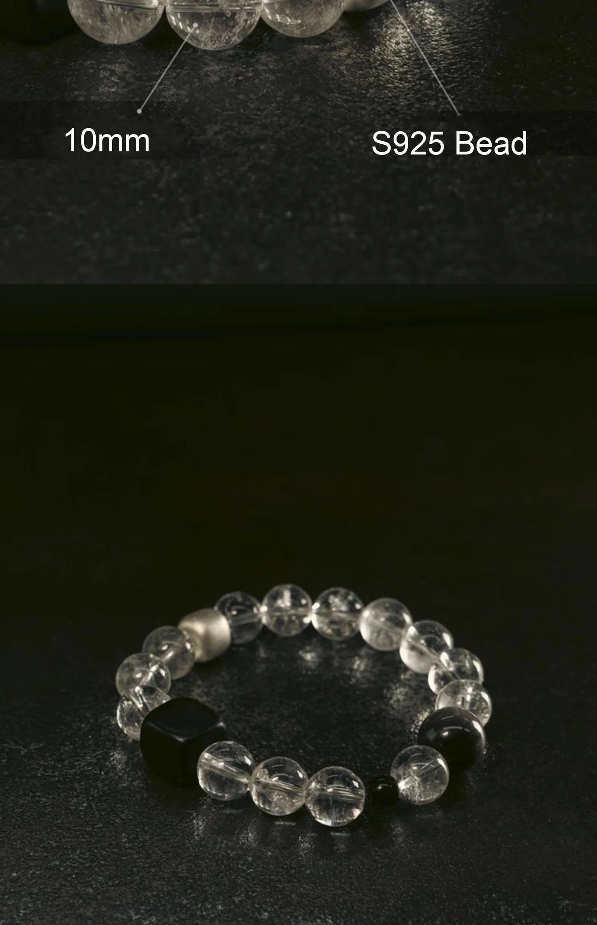 Bracelet Cristal de Roche et Ébène – Bijou Oriental Apaisant, 2 Modèles