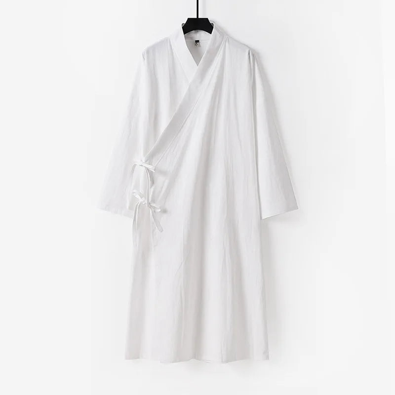 Robe Hanfu en Coton et Lin