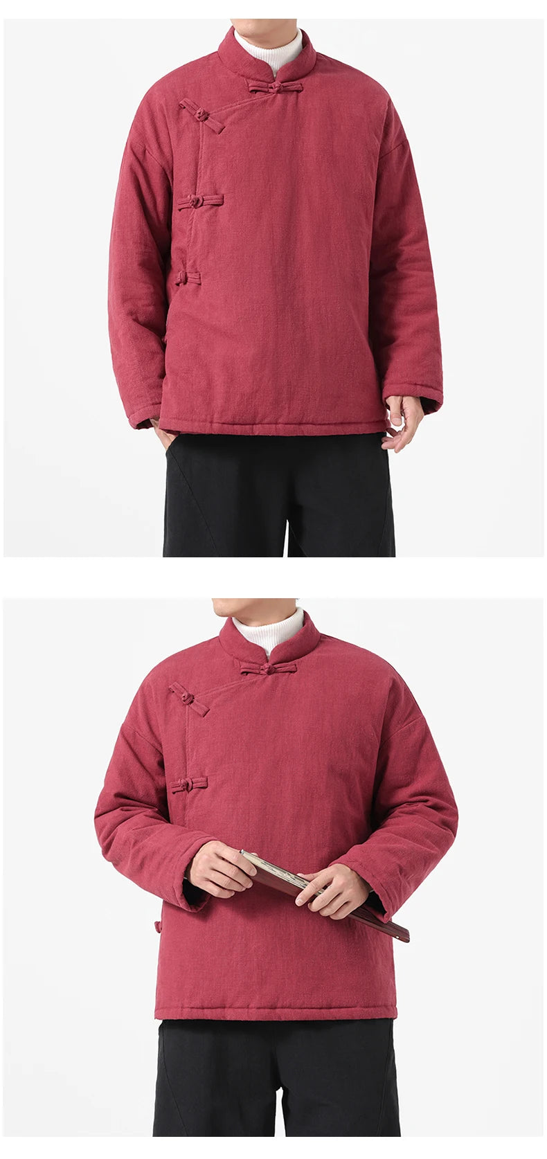 Parka Chinoise Traditionnelle Homme - Hanfu Hiver & Style Vintage