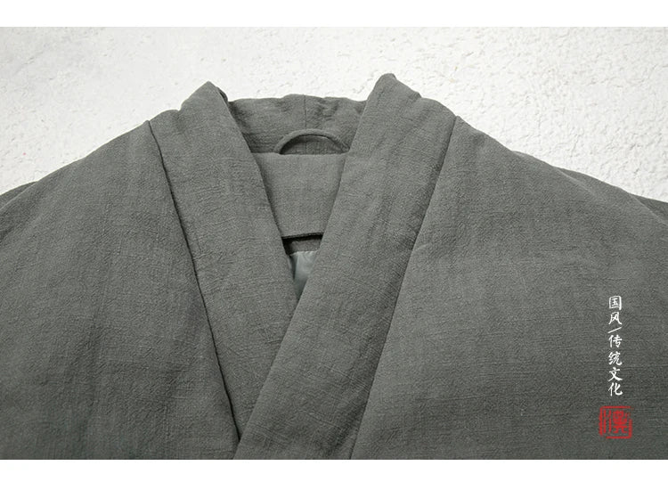 Manteau en Lin - Style Zen & Confort Hivernal