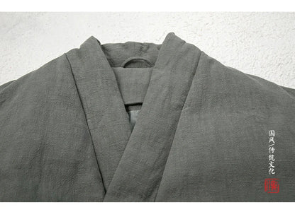 Manteau en Lin - Style Zen & Confort Hivernal