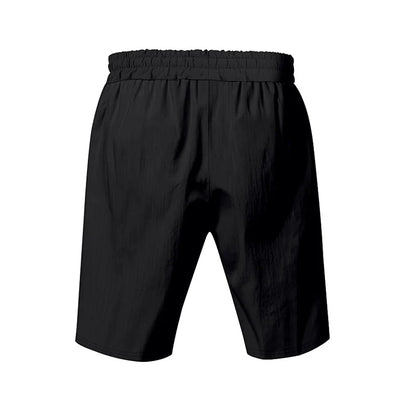 Short de Détente Homme en Lin et Coton