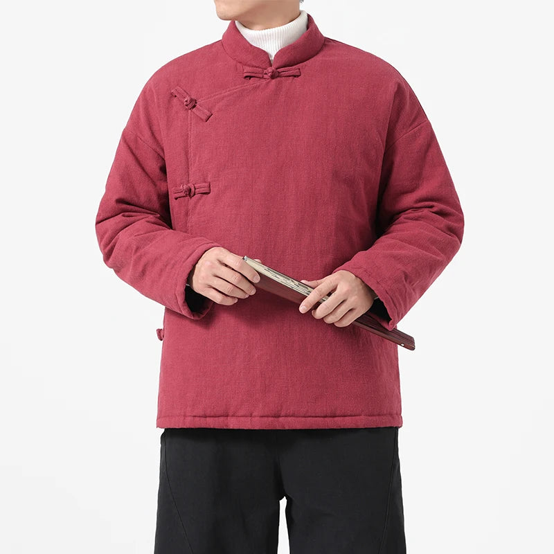 Parka Chinoise Traditionnelle Homme - Hanfu Hiver & Style Vintage