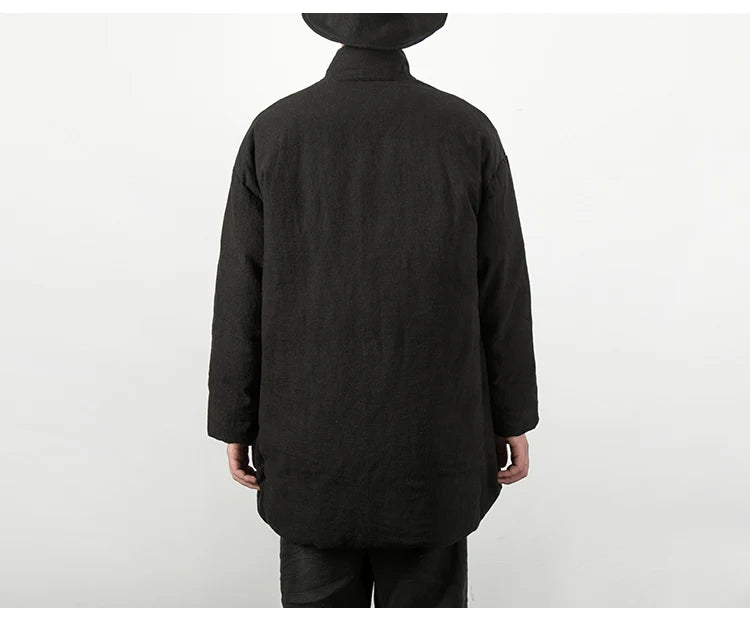 Manteau en Lin - Style Zen & Confort Hivernal