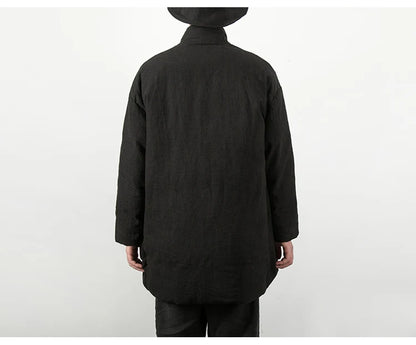 Manteau en Lin - Style Zen & Confort Hivernal