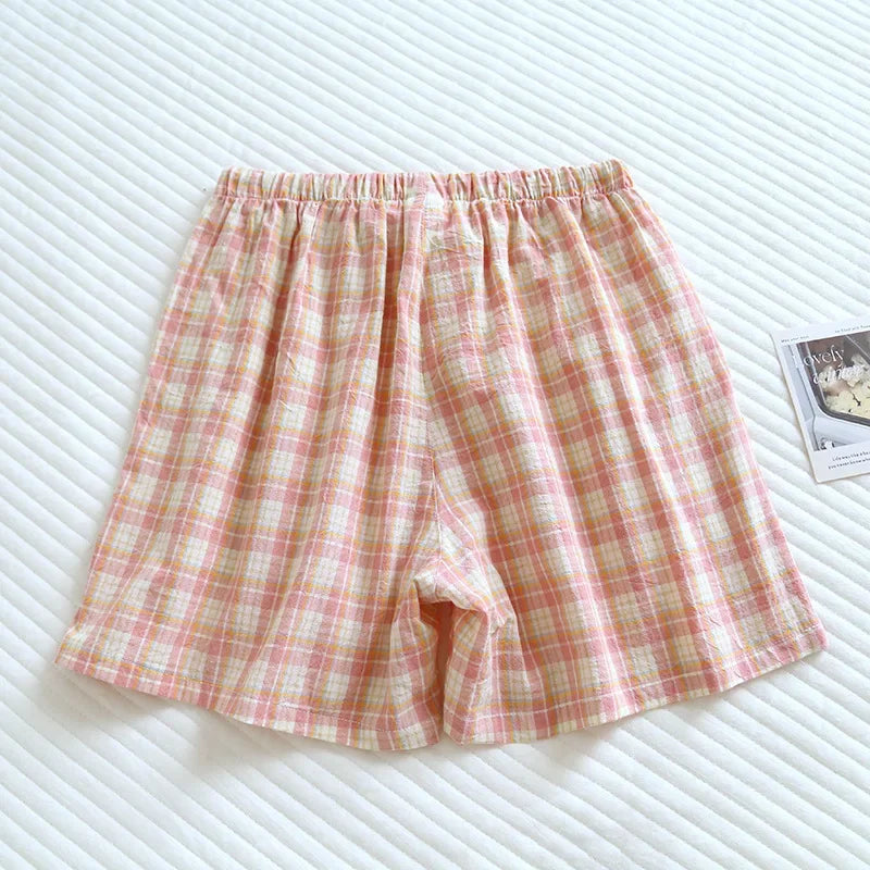 Short de Pyjama en Double Gaze de Coton - 20 Motifs Doux