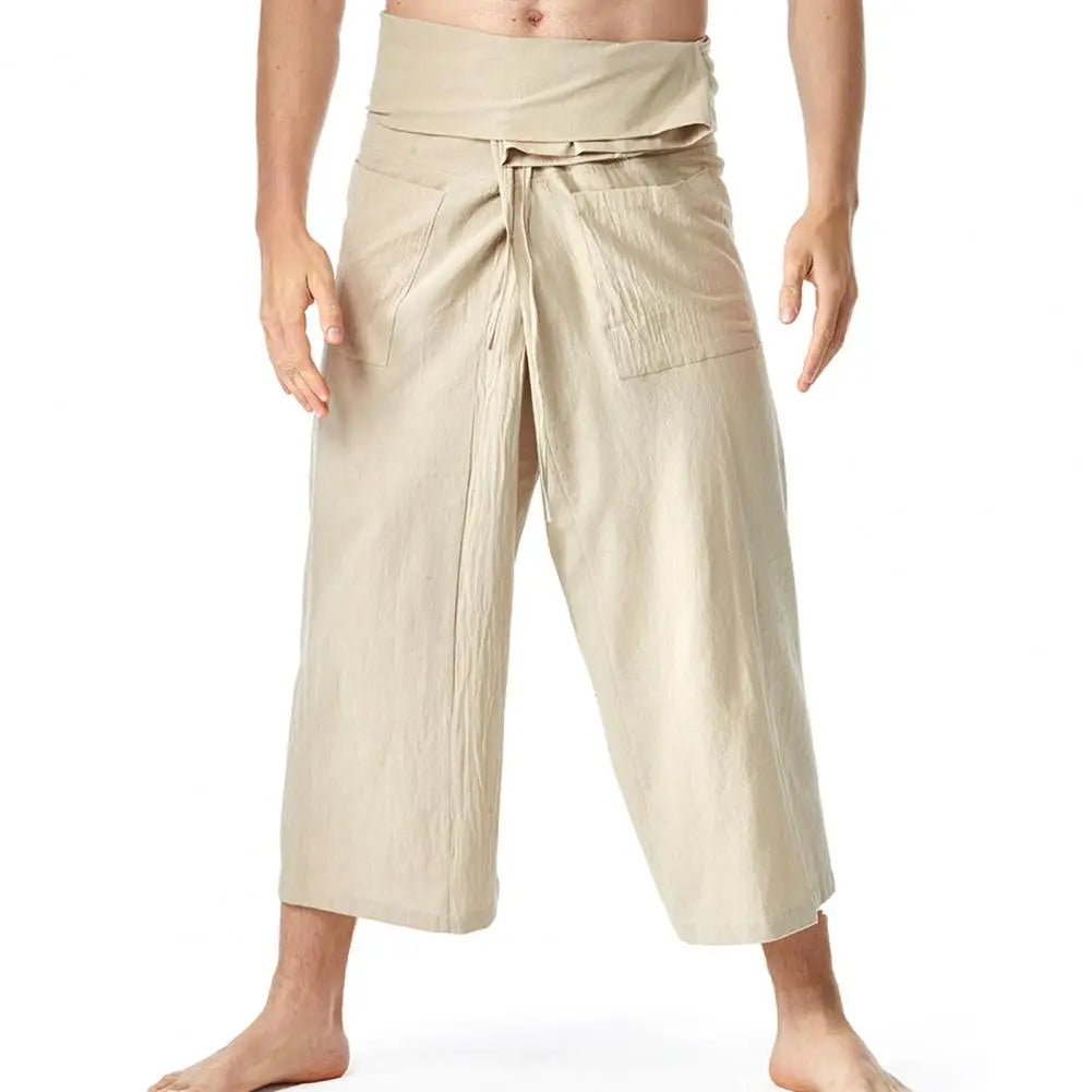Pantalon de Pêcheur Thaïlandais en Lin