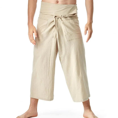 Pantalon de Pêcheur Thaïlandais en Lin