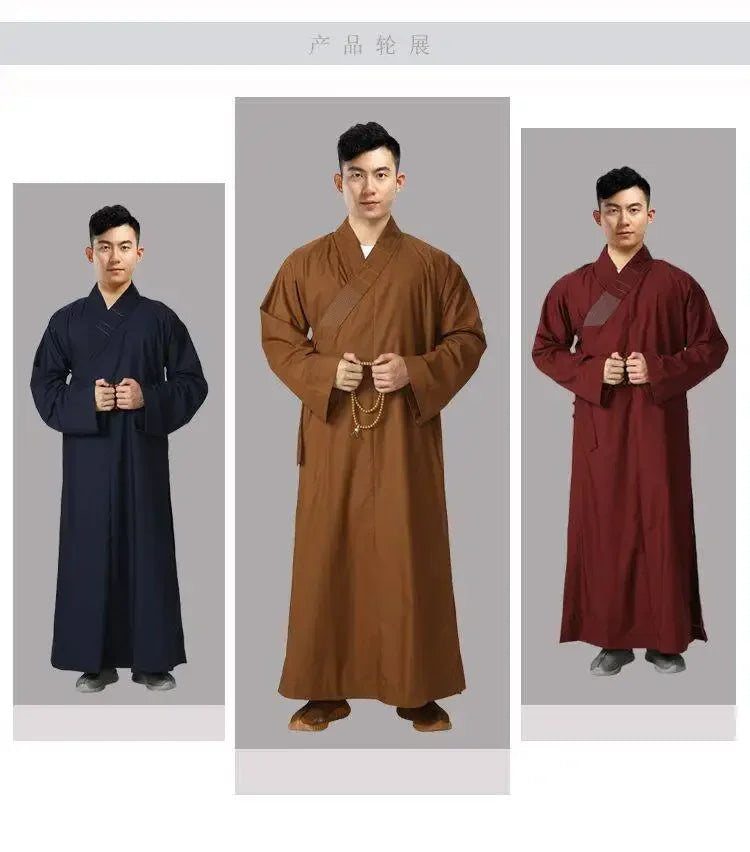 Robe de Méditation Bouddhiste - Coton et Lin