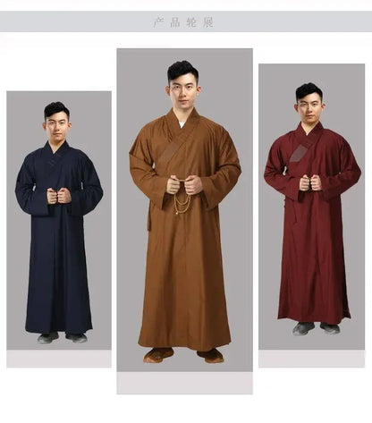 Robe de Méditation Bouddhiste - Coton et Lin