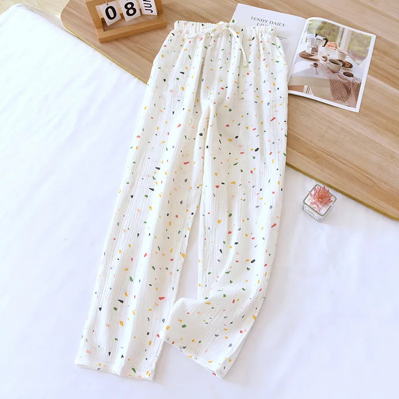 Pantalon de Pyjama en Coton Japonais