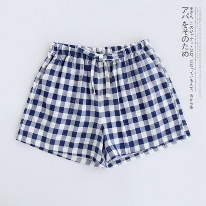 Short de Pyjama en Gaze de Coton - Style Japonais