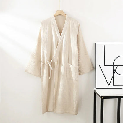 Robe Kimono en Coton - Style Japonais Zen