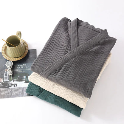 Robe Kimono en Coton - Style Japonais Zen