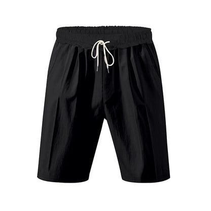 Short de Détente Homme en Lin et Coton