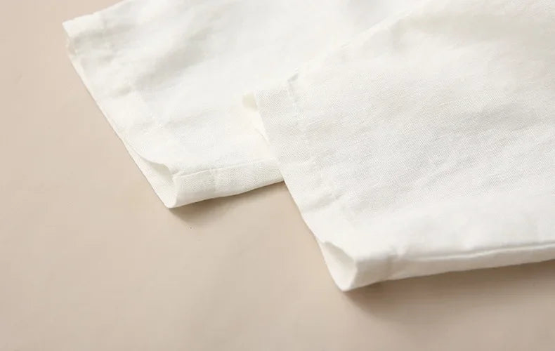 Pantalon Harem en Coton et Lin