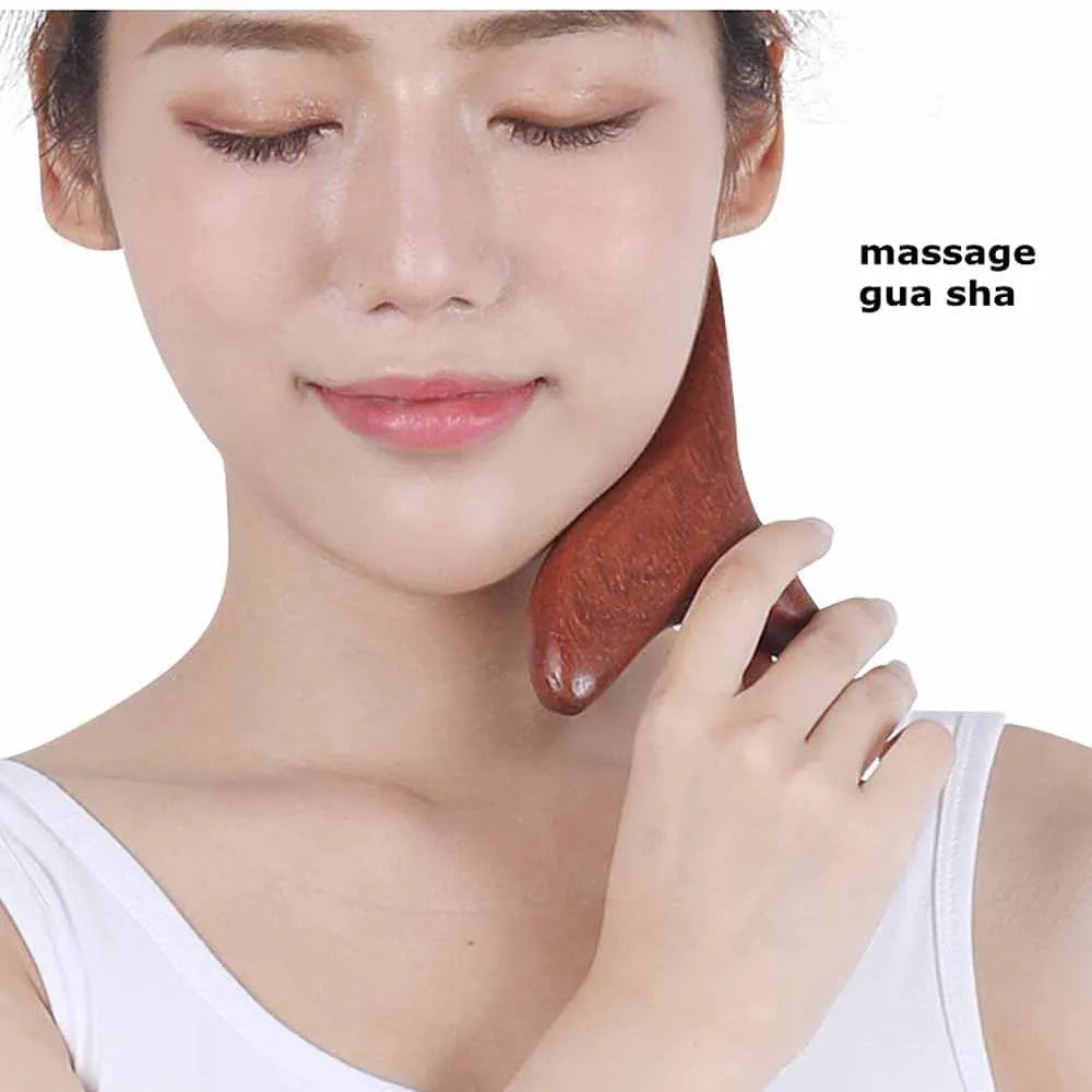 Outil de Massage Gua Sha "Harmonie Boisée"