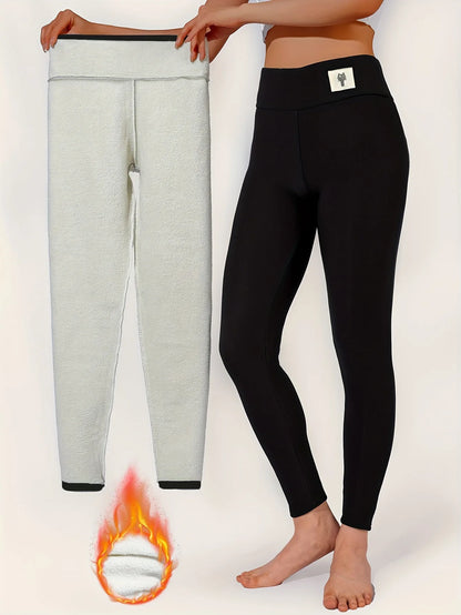 Legging Hiver "Cocooning Ultime" pour Femme | Doublure Polaire & Confort Yoga