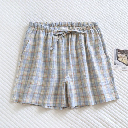 Short de Pyjama en Double Gaze de Coton - 20 Motifs Doux