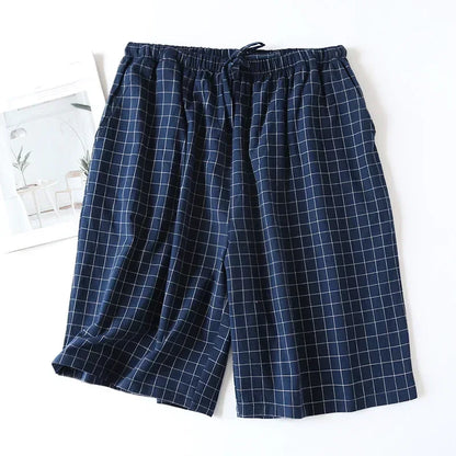 Short de Pyjama Homme Carreaux - Coton Respirant