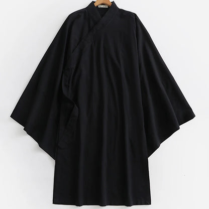 Kimono Cardigan Homme en Coton et Lin - Style Japonais Ample