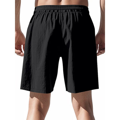 Short de Détente Homme en Lin et Coton