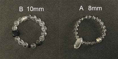 Bracelet Cristal de Roche et Ébène – Bijou Oriental Apaisant, 2 Modèles